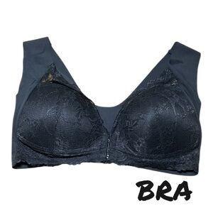 Elegant Black Lace Bra